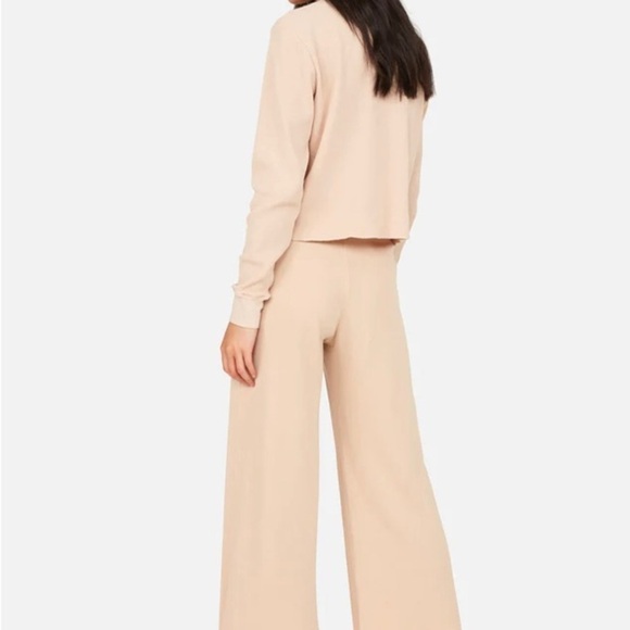 MATE The Label Organic Thermal Wide Leg Pant Size Small SOLD OUT NWT - Picture 3 of 8